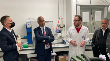 Photo de la venue du recteur à l'ULCO