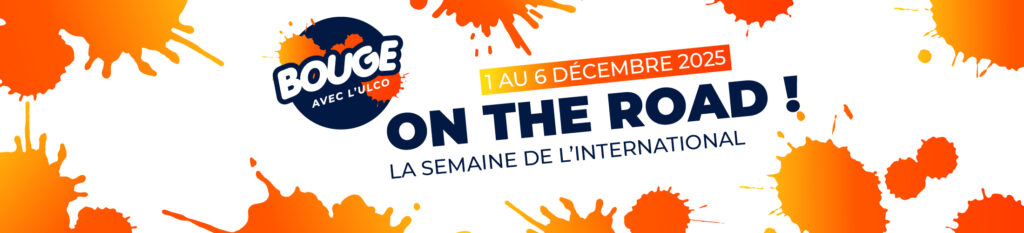 Bandeau Bouge avec l'ULCO 2025 On the road