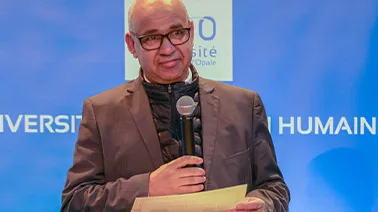 Photo de la cérémonie des voeux de l'ULCO 2024