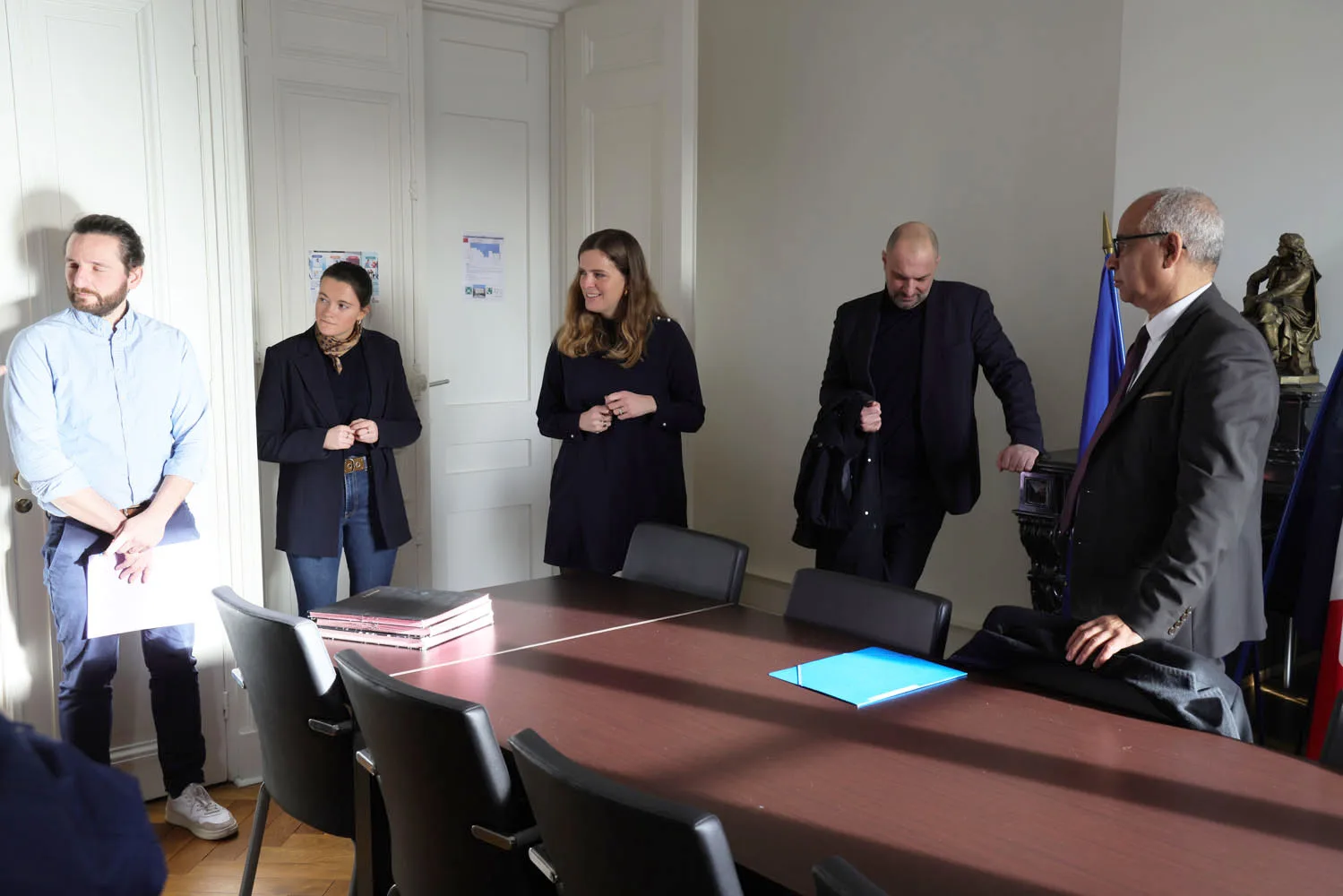 Photo d'une signature de convention entre l'ULCO et le parquet de Dunkerque