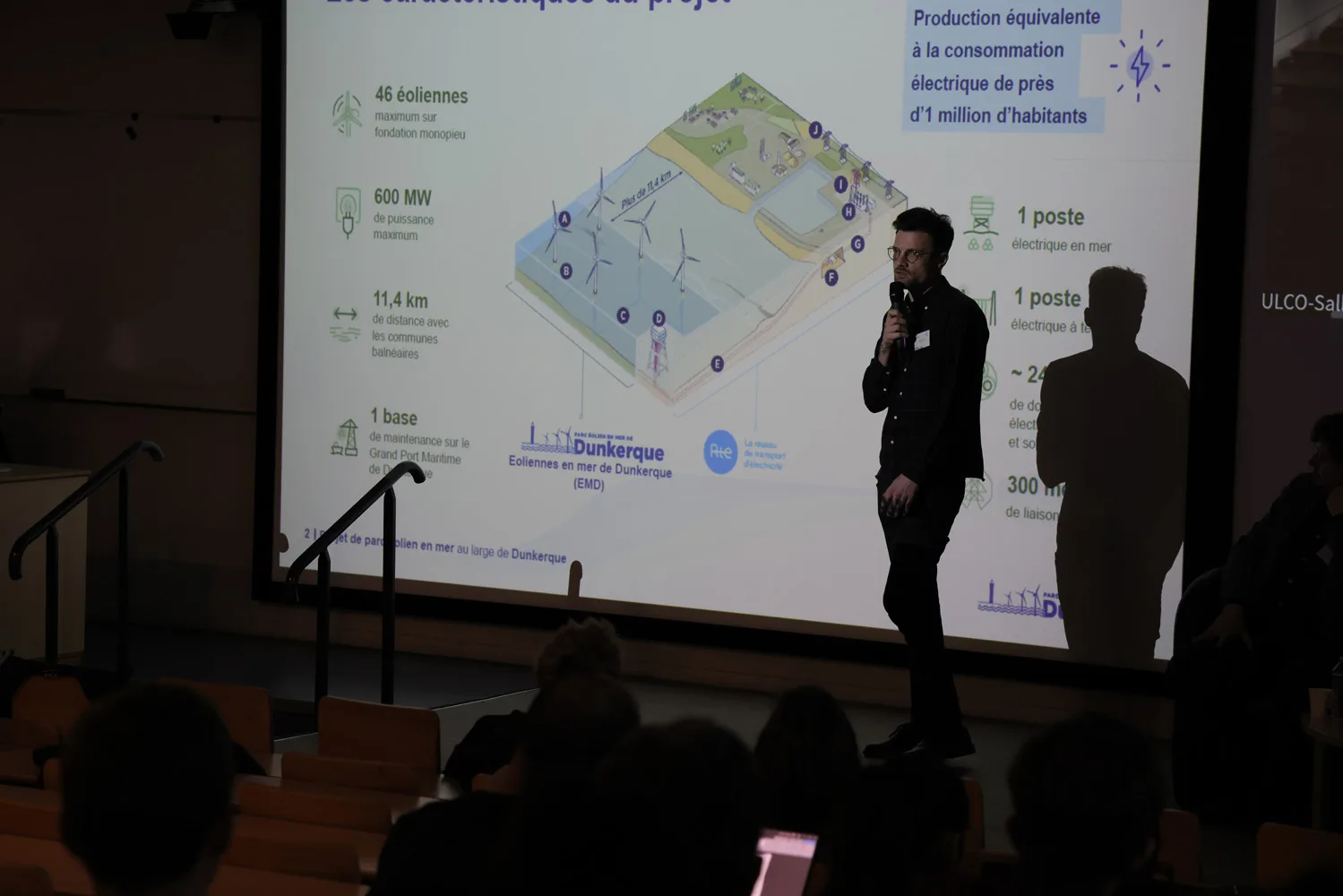 Photo en amphi d'une conférence