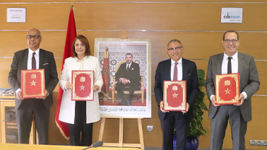 Photo de la délégation de l'ULCO au Maroc