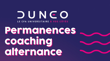 Visuel avec des vagues le logo Dunéo