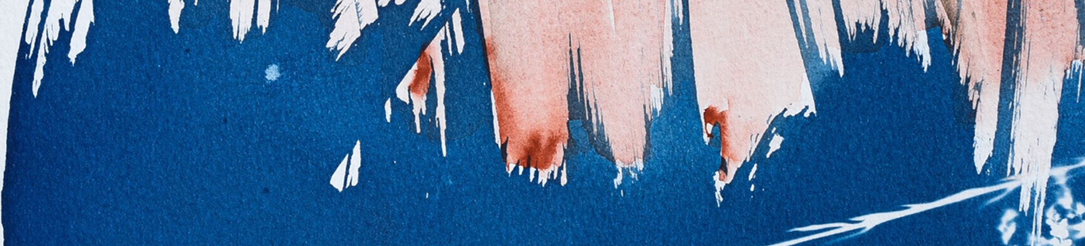 Visuel abstrait à la peinture