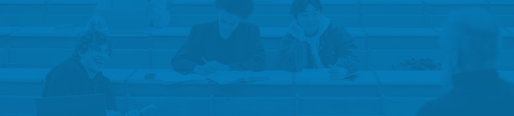 Photo d'étudiants en amphi