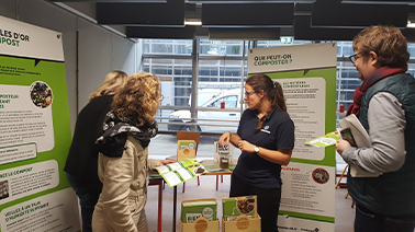 Photo de l'atelier compostage