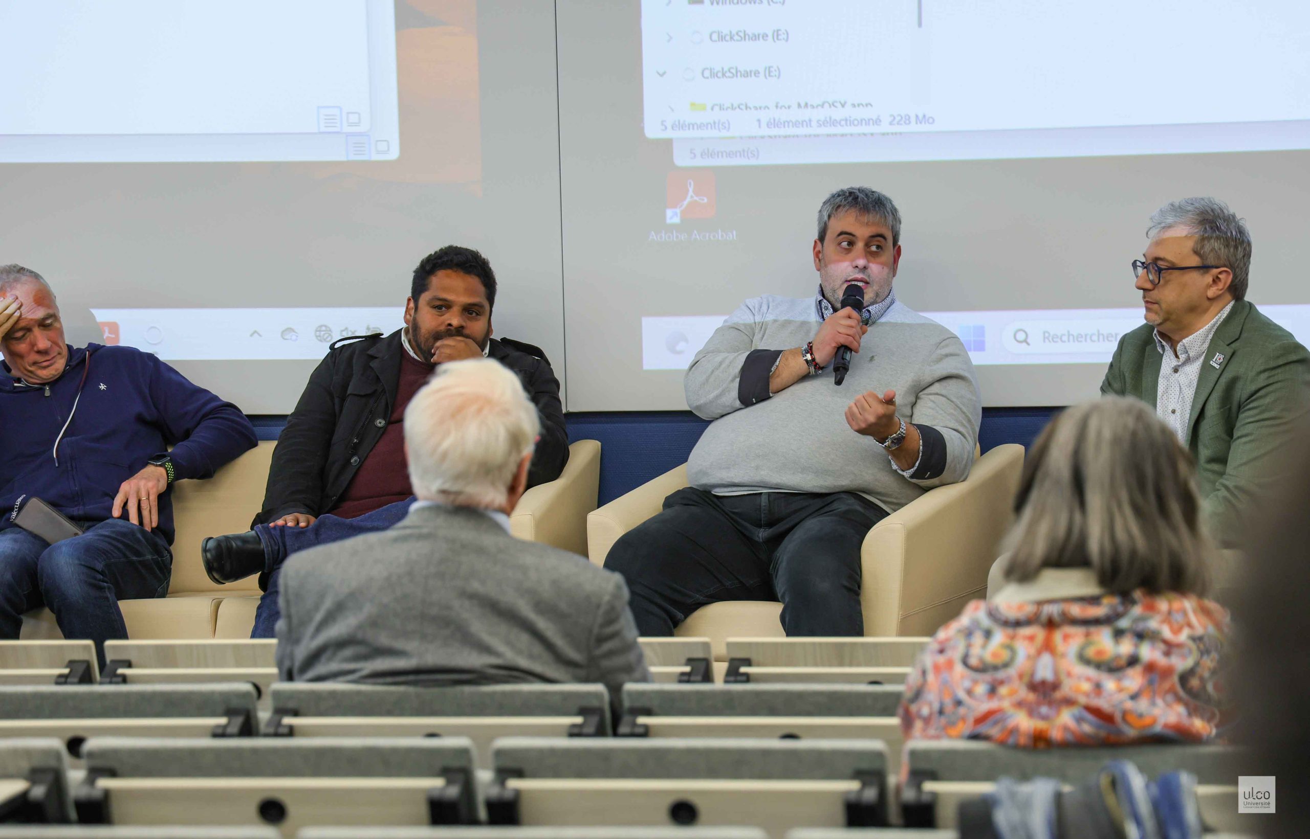 Photo de la conférence des journées d’échanges autours de la Recherche et innovation au service des mobilités autonomes à l’ULCO