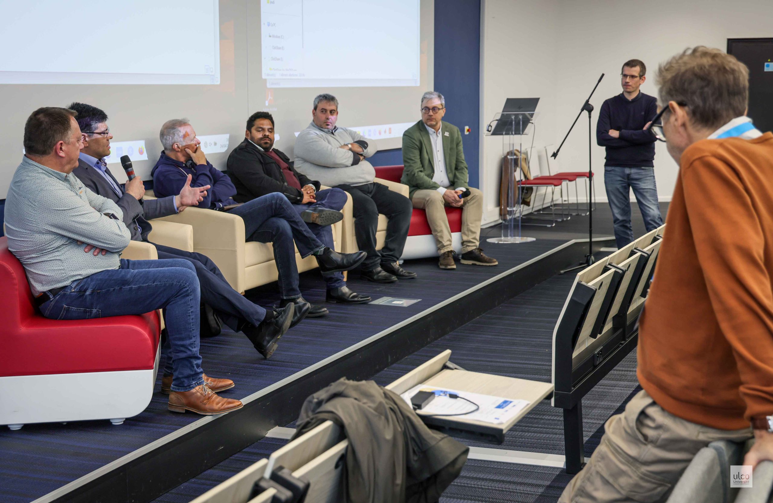 Photo de la conférence des journées d’échanges autours de la Recherche et innovation au service des mobilités autonomes à l’ULCO