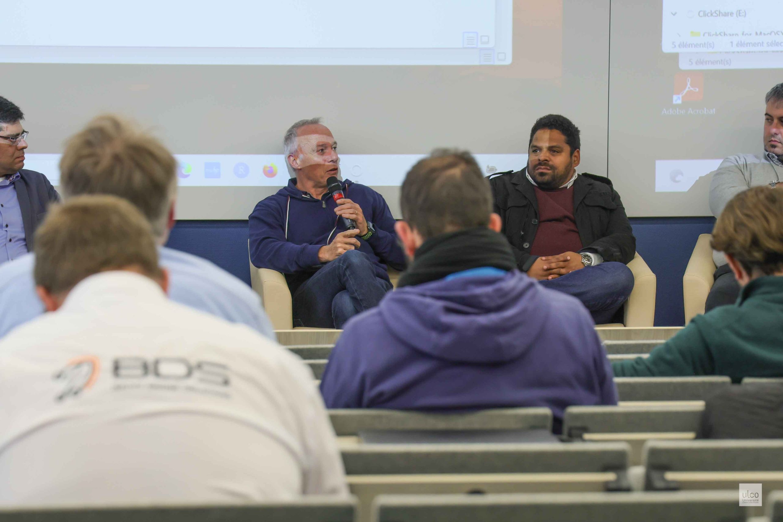 Photo de la conférence des journées d’échanges autours de la Recherche et innovation au service des mobilités autonomes à l’ULCO