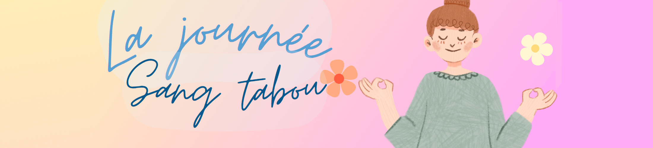 Illustration d'une fille zen