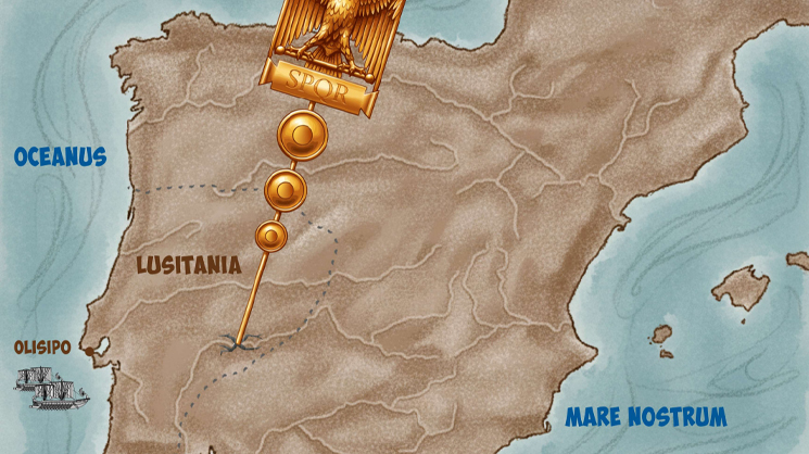 Carte montrant l'emplacement de la Lusitanie