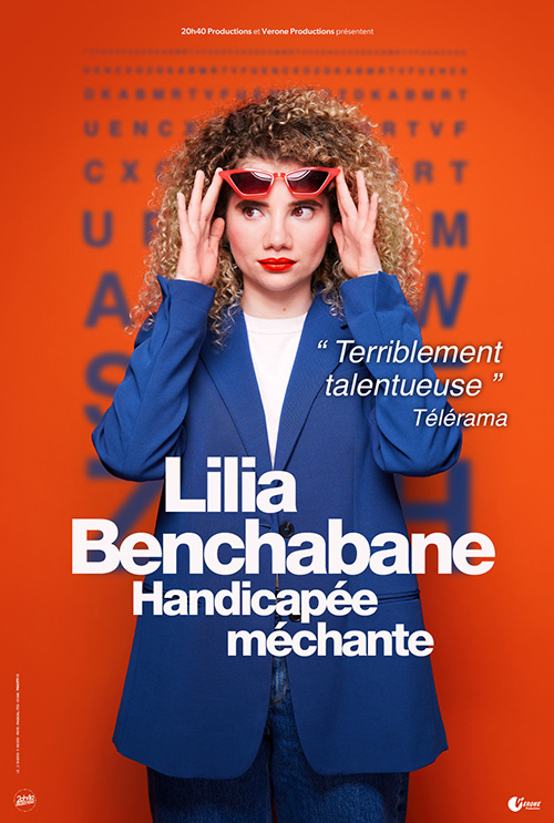 Affiche du spectacle de l'humoriste Lilia Benchabane