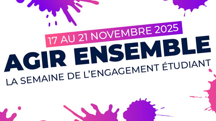 Visuel Agir ensemble avec des taches d'encre