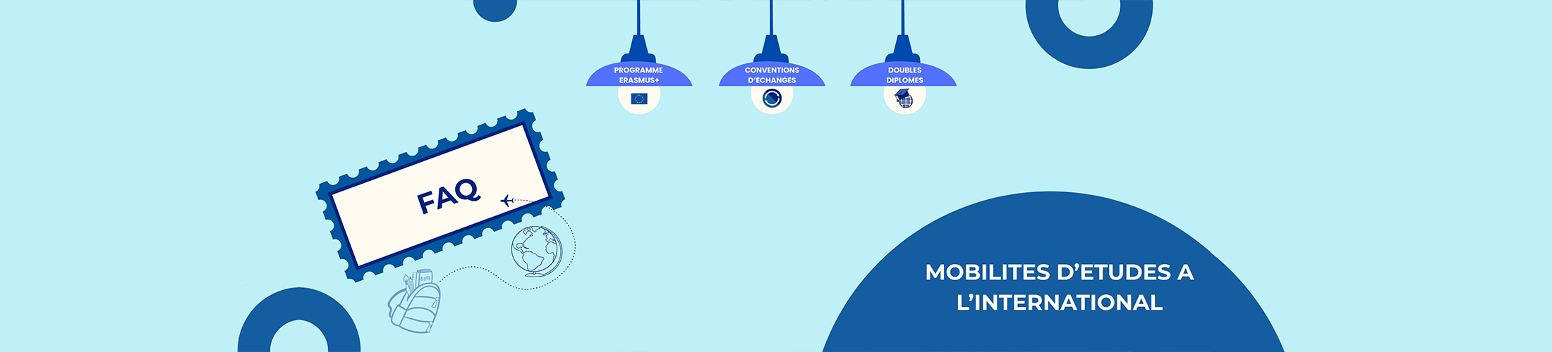 Bandeau FAQ Mobilité à l'international