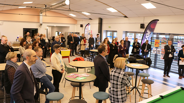 Photo de l'inauguration de la MDE de St Omer