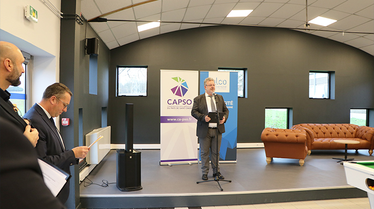 Photo de l'inauguration de la MDE de St Omer