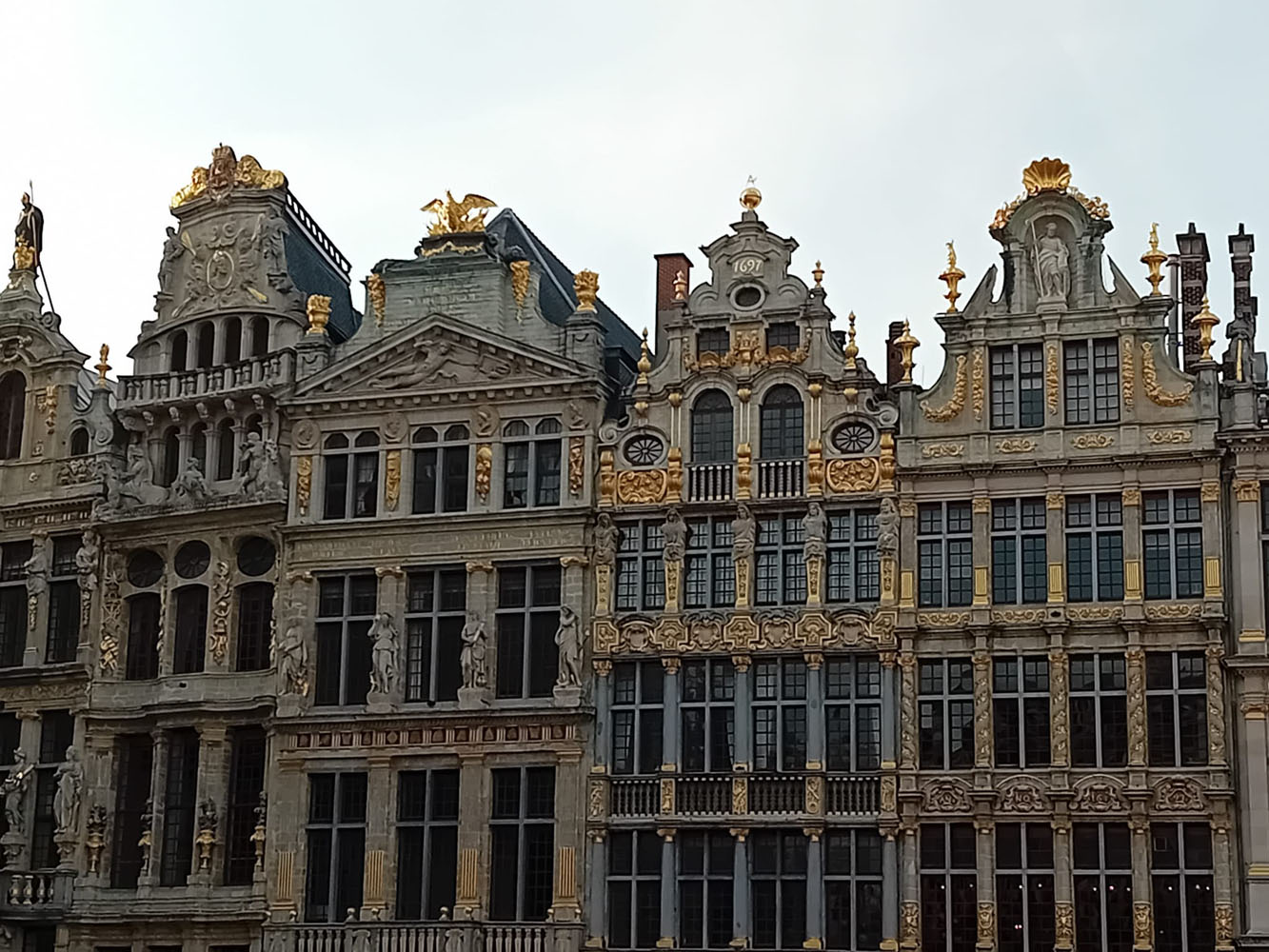 Photo d'étudiants en visite à Bruxelles