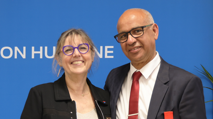 Mme Sylvie Retailleau et M. Hassane Sadok