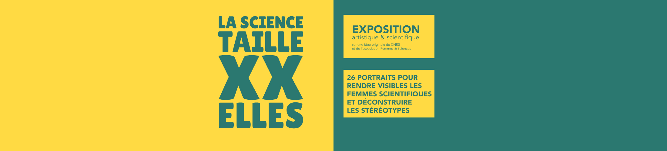 Visuel de l'exposition La science taille XX elles