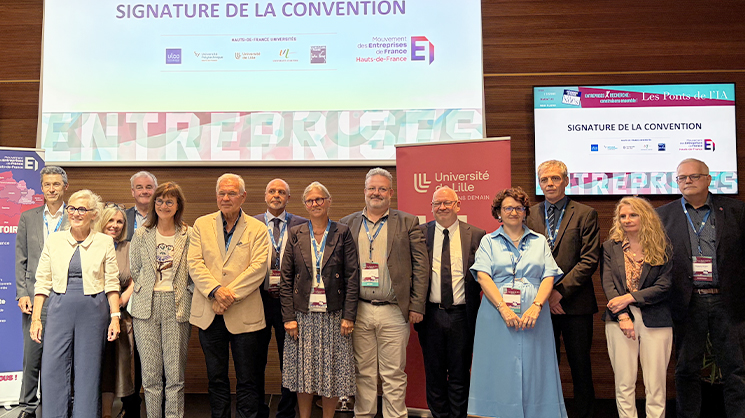 L'ULCO et 5 autres universités publiques de la Région signent une convention avec le MEDEF