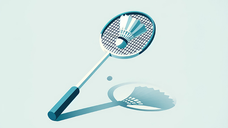 Visuel illustrant le badminton
