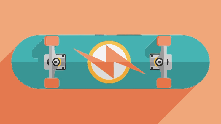 Visuel illustrant un skateboard