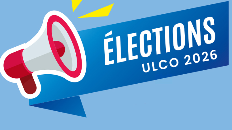 Visuel avec un mégaphone pour les élections 2026