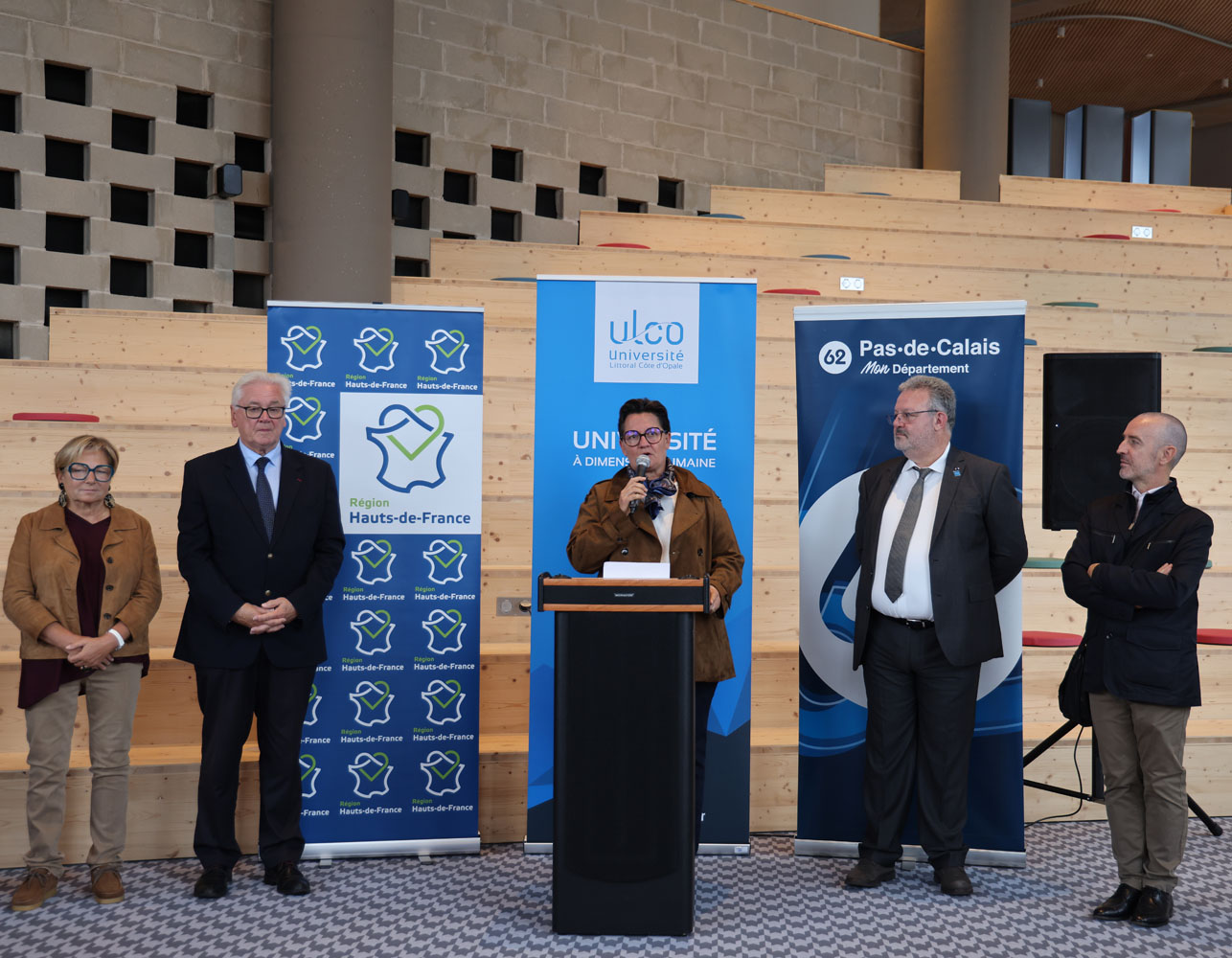 Inauguration du learning center de Calais