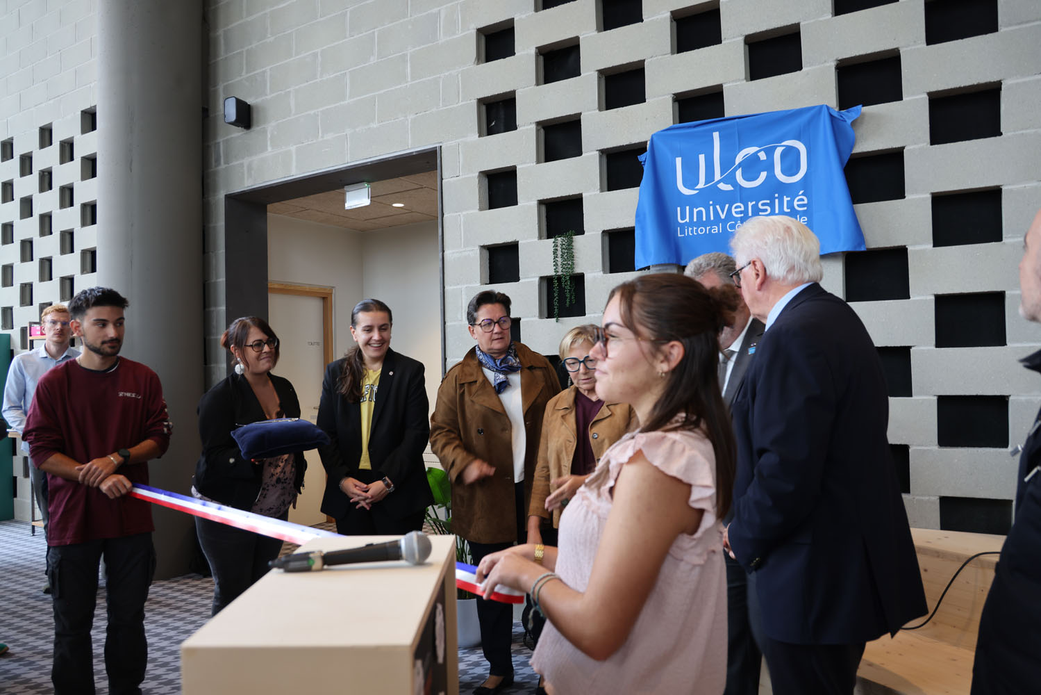 Inauguration du learning center de Calais