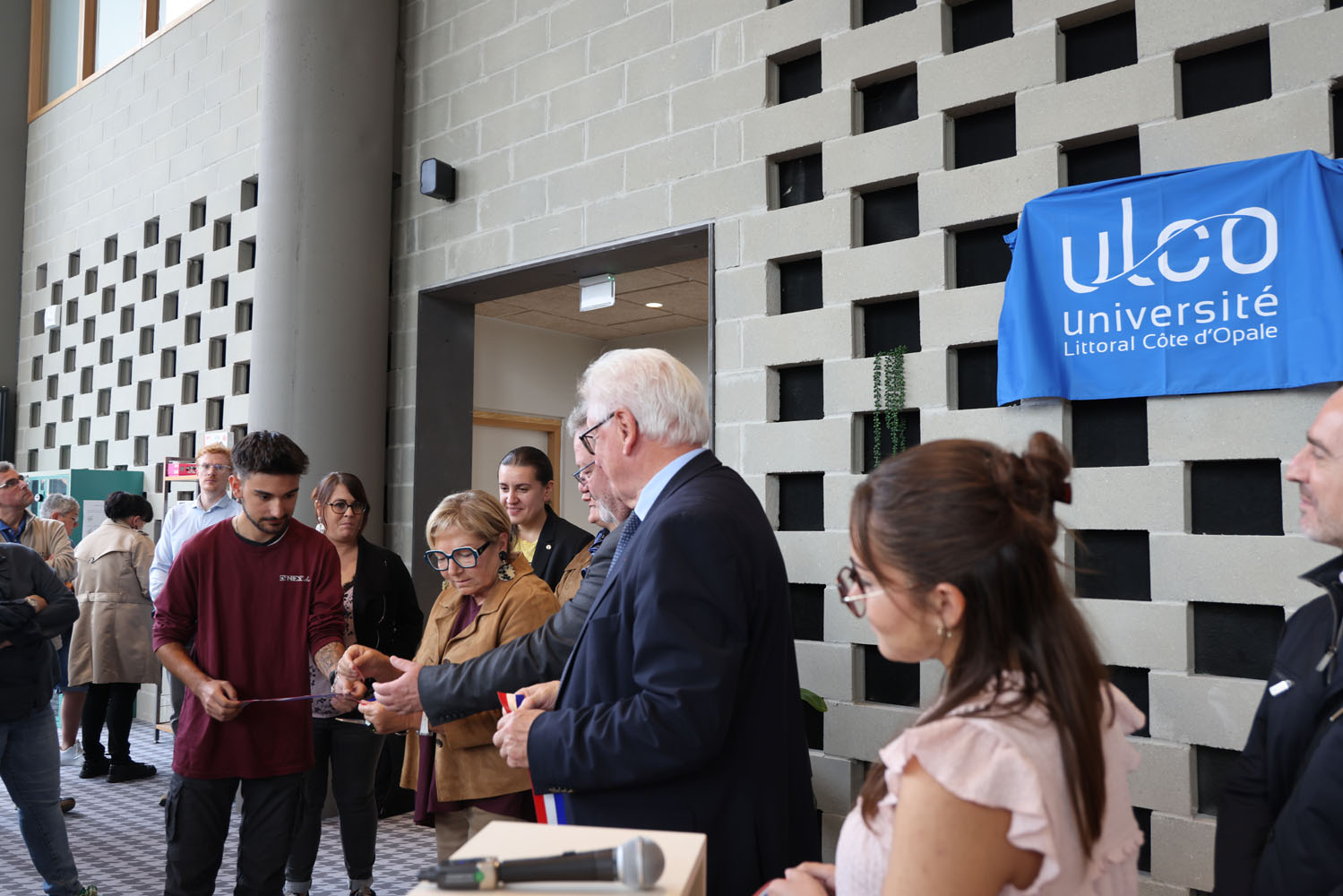 Inauguration du learning center de Calais