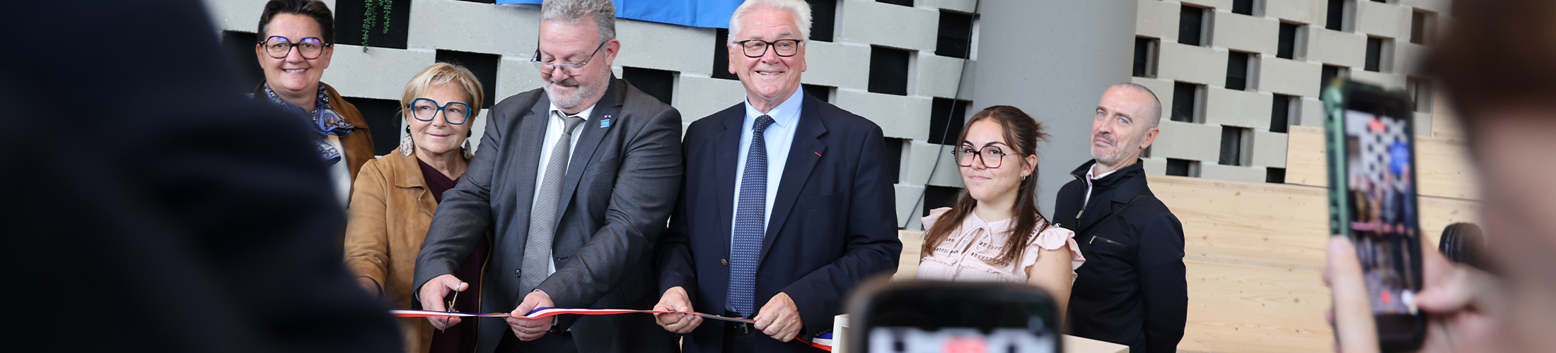 Inauguration du learning center de Calais