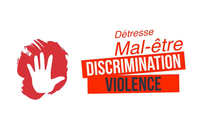 Visuel illustrant les questions de violence et discrimination