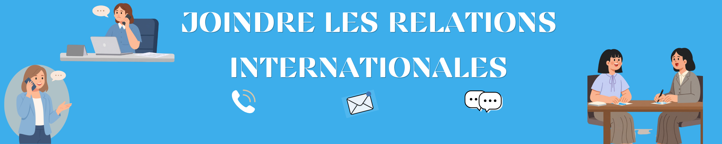 Bandeau joindre relations internationales